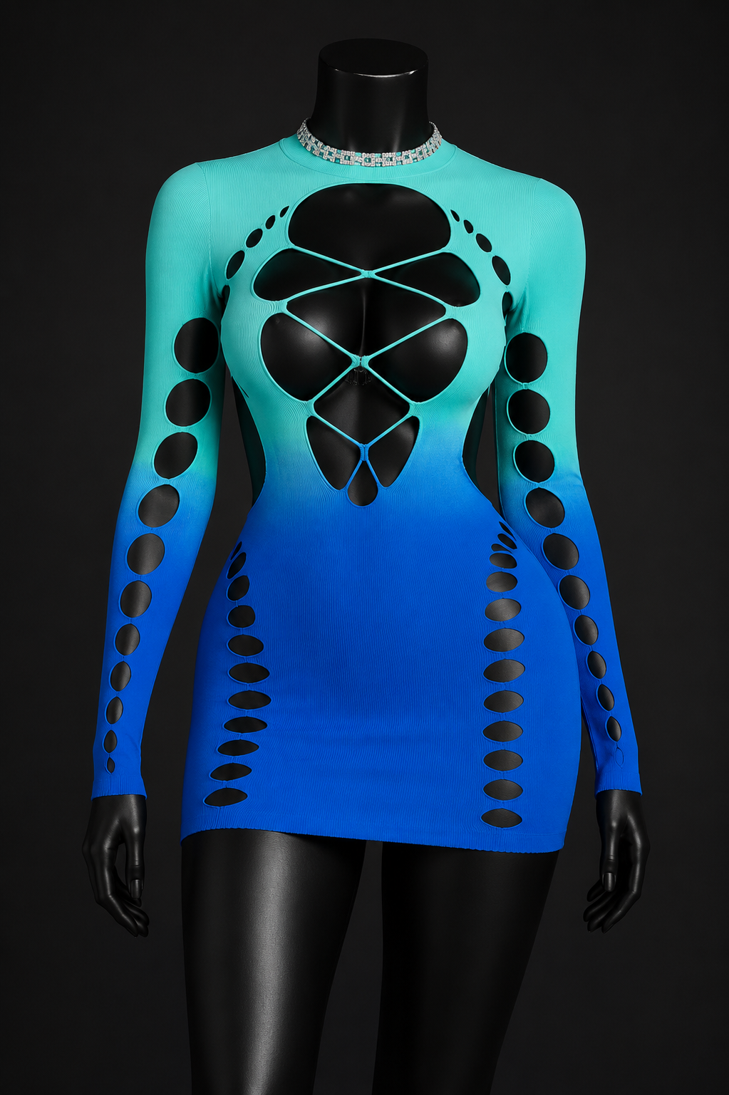 Sapphire Allure Body Stocking